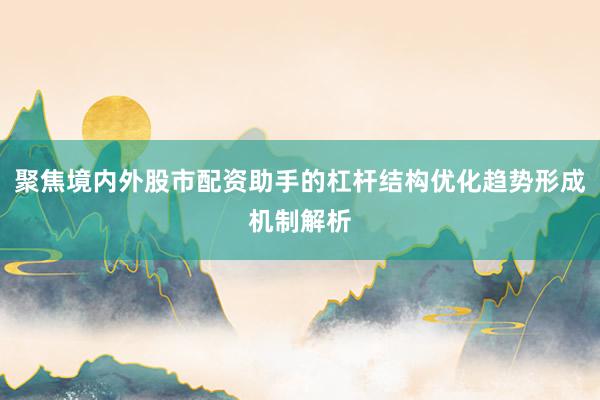 聚焦境内外股市配资助手的杠杆结构优化趋势形成机制解析